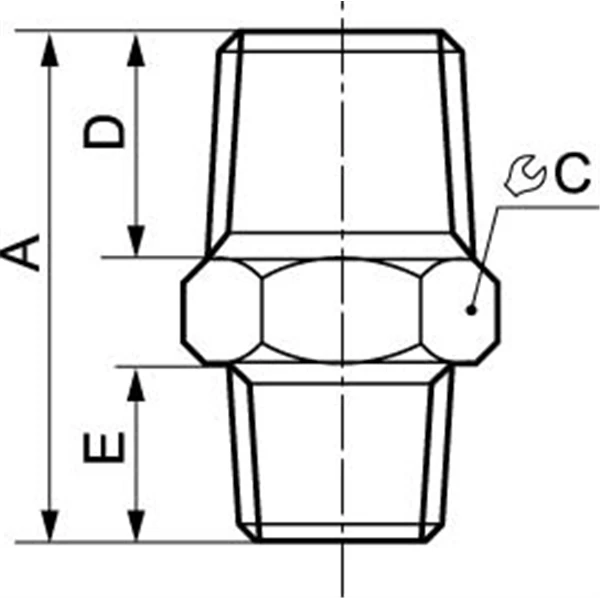 Mamelons Pour Raccords Pneumatiques Prevost Mamelon Double Mâle Laiton Nickelé R 1/4" X R 1/4" A2 1414 2 Mamelons Pour Raccords Pneumatiques Prevost Mamelon Double Mâle Laiton Nickelé R 1/4" X R 1/4" A2 1414 – Image 2