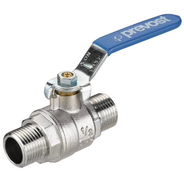 Vanne Robinet Vanne Laiton Cylindrique Mâle Mâle G1 2" PN 40 Bar Prevost RSIM 21 2 Vanne Robinet Vanne Laiton Cylindrique Mâle Mâle G1 2" PN 40 Bar Prevost RSIM 21 – Image 2