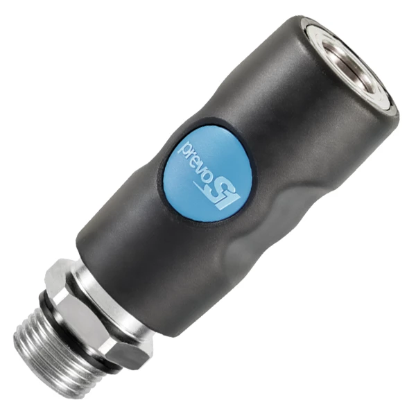 Raccord Rapide Fileté Mâle Raccord Rapide Cylindrique ISI 08 Mâle BSPP G 1/4" Prevost ISI 081151 2 Raccord Rapide Fileté Mâle Raccord Rapide Cylindrique ISI 08 Mâle BSPP G 1/4" Prevost ISI 081151 – Image 2