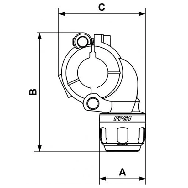 Raccord Air Comprimé Aluminium Bride De Piquage Prevost PPS1 BP3216 Tuyau Ø 16 Mm Vers Ø 32 Mm 2 Raccord Air Comprimé Aluminium Bride De Piquage Prevost PPS1 BP3216 Tuyau Ø 16 Mm Vers Ø 32 Mm – Image 2