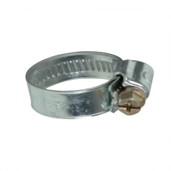 Fitt Colliers Non Ajourés Collier Serrage Acier Galvanisé Bande Pleine 14 à 24mm Largeur 8mm X12