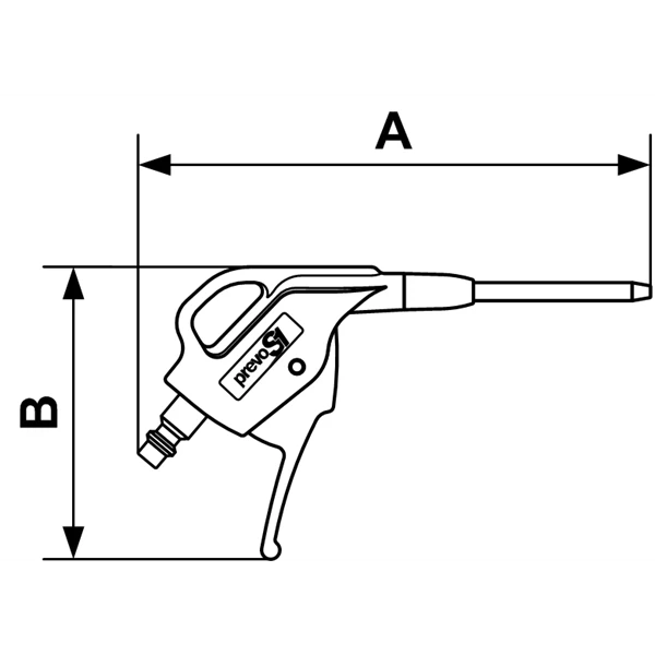 Souflette à Air Soufflette PREVO S1 Profil ISO 6150B Métallique MTL Prevost IBG 06MTL 1 Souflette à Air Soufflette PREVO S1 Profil ISO 6150B Métallique MTL Prevost IBG 06MTL