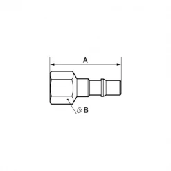Embout Pour Flexible Fileté Mâle Embout Fileté Mâle Cylindrique G 1/4 Prevost CRP066151