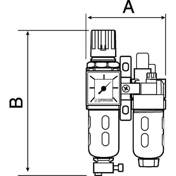 Filtres Régulateurs Filtre Régulateur Lubrificateur Alto 1 - 2 Blocs G 1/4 Prevost KTB SM1IS 2 Filtres Régulateurs Filtre Régulateur Lubrificateur Alto 1 - 2 Blocs G 1/4 Prevost KTB SM1IS – Image 2