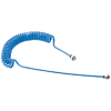 Tuyau Spiralé Pneumatique Tuyau Spiralé Polyuréthane Raccords Mâles G1/4 4x6 2 M Prevost PUS42