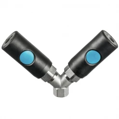 Raccord Rapide Pneumatique Distributeur Fixe à 2 Directions Prevost ISC 08 - Femelle 3/8