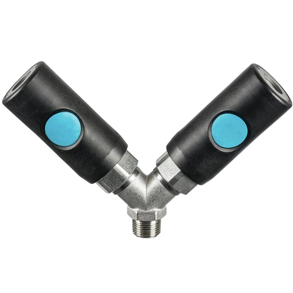 Raccord Rapide Pneumatique Distributeur Fixe à 2 Directions Prevost ISC 08 - Mâle 3/8 1 Raccord Rapide Pneumatique Distributeur Fixe à 2 Directions Prevost ISC 08 - Mâle 3/8