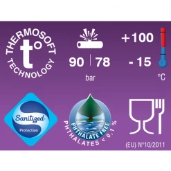 Tuyau Air, Liquide Et Alimentaire Tuyau Agroalimentaire Thermoclean 100 Diamètre Intérieur 19 Mm Diamètre Extérieur 28 Mm - 20 Mètres Tricoflex 145671 -Tuyauterie Soldes Boutique p173532 pic3