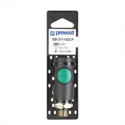 Raccord Rapide Pneumatique Mâle Raccord Filetage Mâle Cylindrique Avec Joint D'étanchéité 1/4" Prevost ESI 071151CP