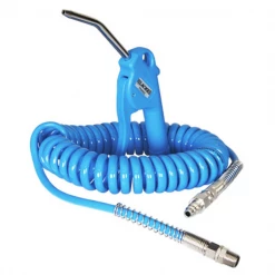 Assortiment Accessoires Pneumatique Soufflette Progressive 110mm Avec Tuyau Spiral 4.5m Et Raccords Lacmé