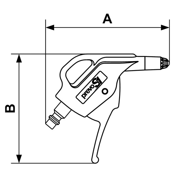 Assortiment Accessoires Pneumatique Soufflette Prevost Profil ISO 6150 B à Buse Silencieuse PrevoS1 2 Assortiment Accessoires Pneumatique Soufflette Prevost Profil ISO 6150 B à Buse Silencieuse PrevoS1 – Image 2