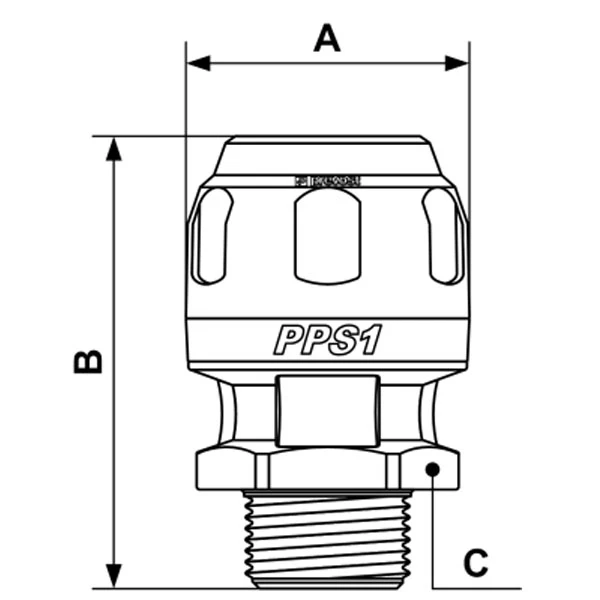 Prevost Raccord Air Comprimé Aluminium Raccord Droit Aluminium Fileté Mâle Conique Pour Tube Diamètre Ext. 20 Mm - PPS1 MM2012 2 Prevost Raccord Air Comprimé Aluminium Raccord Droit Aluminium Fileté Mâle Conique Pour Tube Diamètre Ext. 20 Mm - PPS1 MM2012 – Image 2