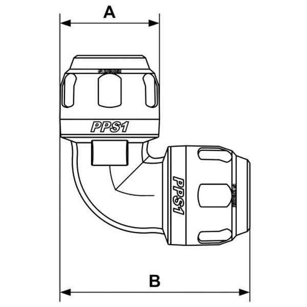 Raccord Air Comprimé Aluminium Coude égal Alu à 90° Prevost PPS1 9C25 Pour Tube 25 Mm 2 Raccord Air Comprimé Aluminium Coude égal Alu à 90° Prevost PPS1 9C25 Pour Tube 25 Mm – Image 2