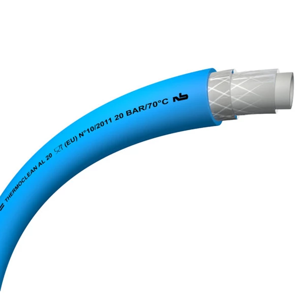 Tuyau Air, Liquide Et Alimentaire Tuyau De Lavage Industriel Moyenne Pression Thermoclean AL 20 - Diamètre 16 Mm - Longueur 25 M Tricoflex 100268 3 Tuyau Air, Liquide Et Alimentaire Tuyau De Lavage Industriel Moyenne Pression Thermoclean AL 20 - Diamètre 16 Mm - Longueur 25 M Tricoflex 100268 – Image 3