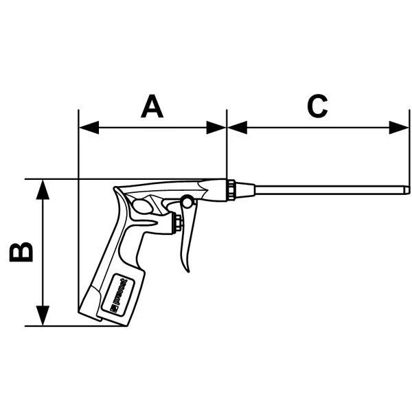Prevost Souflette à Air Soufflette Métal G 1/4 Femelle Buse Moyenne Longueur 180 Mm 2 Prevost Souflette à Air Soufflette Métal G 1/4 Femelle Buse Moyenne Longueur 180 Mm – Image 2