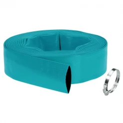 Tuyaux Flexibles D'aspiration Tuyau Refoulement Plat évacuation Eau Collier Serrage 38mm Gardena