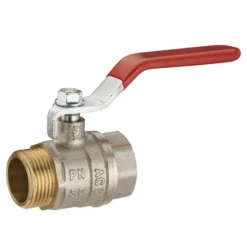 Noyon Et Thiebault Raccord Eau, Courbe Et Coude Vanne à Boisseau Mâle Femelle à Manette 3/4" (20x27)