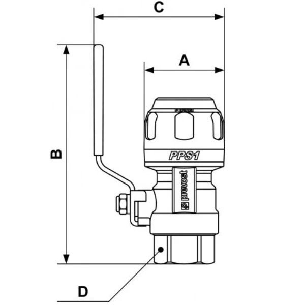 Raccord Air Comprimé Aluminium Vanne Filetée Femelle G 1/2 Prevost PPS1 RSIF1612 Tube Ø 16 Mm 2 Raccord Air Comprimé Aluminium Vanne Filetée Femelle G 1/2 Prevost PPS1 RSIF1612 Tube Ø 16 Mm – Image 2